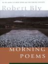 Cover image for Morning Poems
